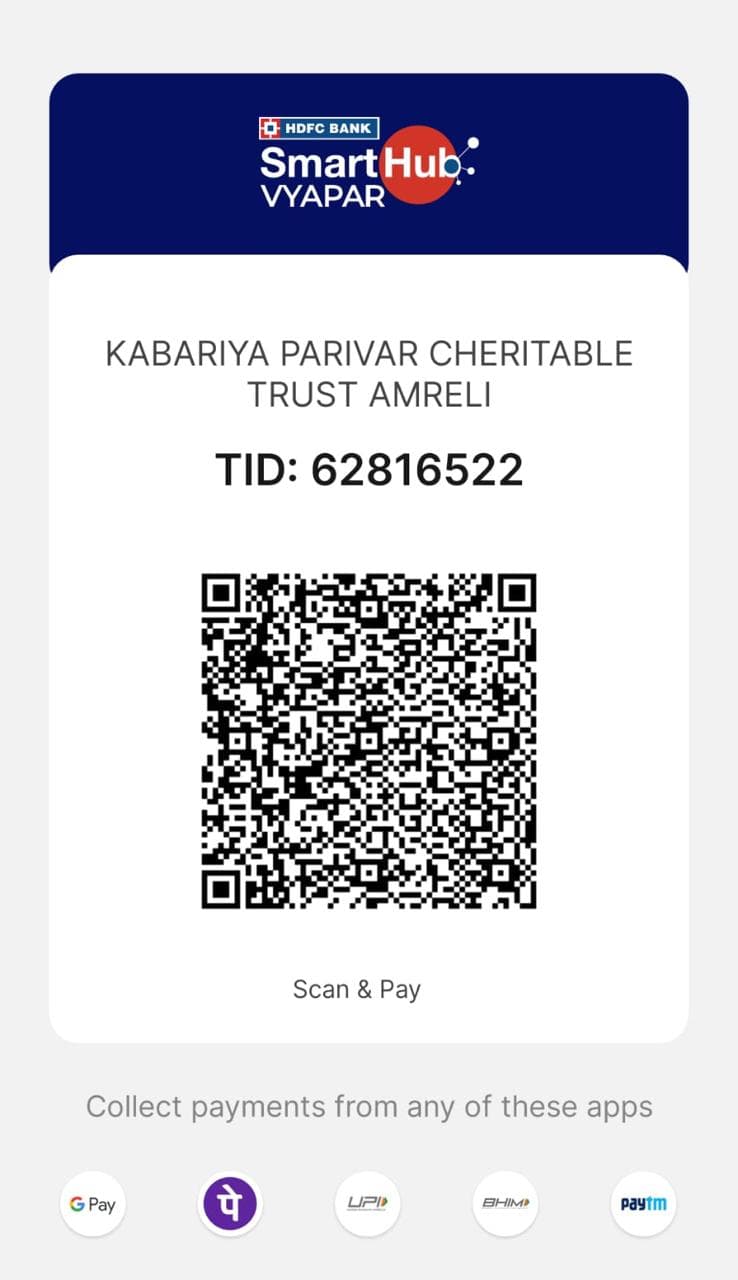 Kabariya Parivar Payment QR Code